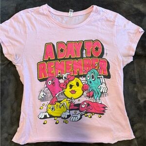 A Day to Remember Pink Graphic T-Shirt
